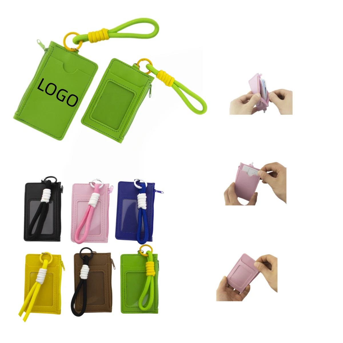 ID Card Holder With Hand Strap 1