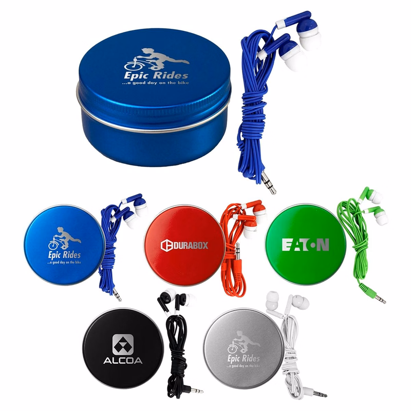 Aluminum Ear Bud Set