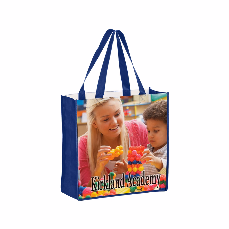 Dye Sublimated Laminated Non Woven Tote Bag