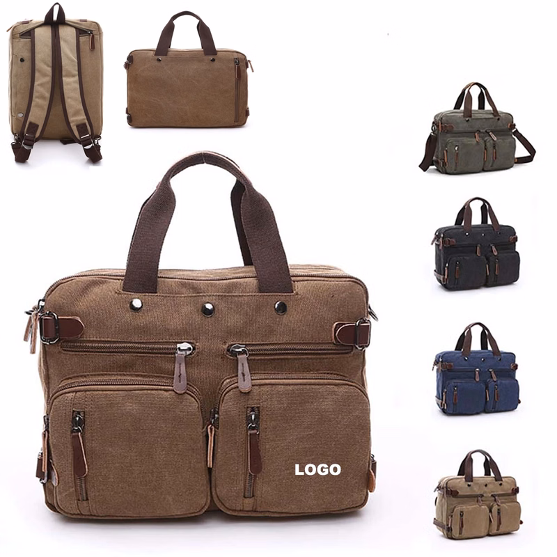Canvas Messenger Bag Vintage 14"