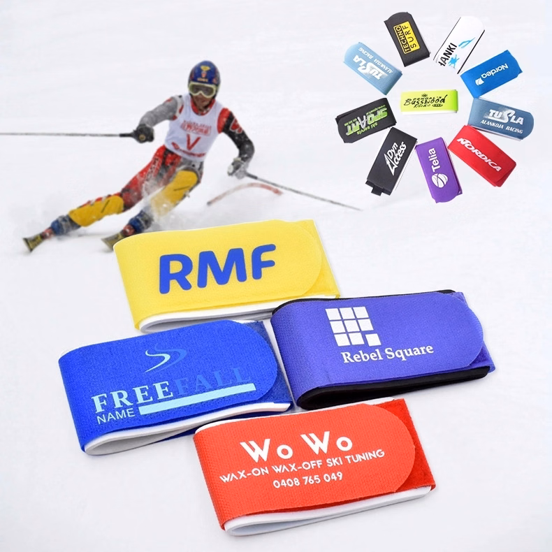 Foaming Ski Straps - Hook And Loop