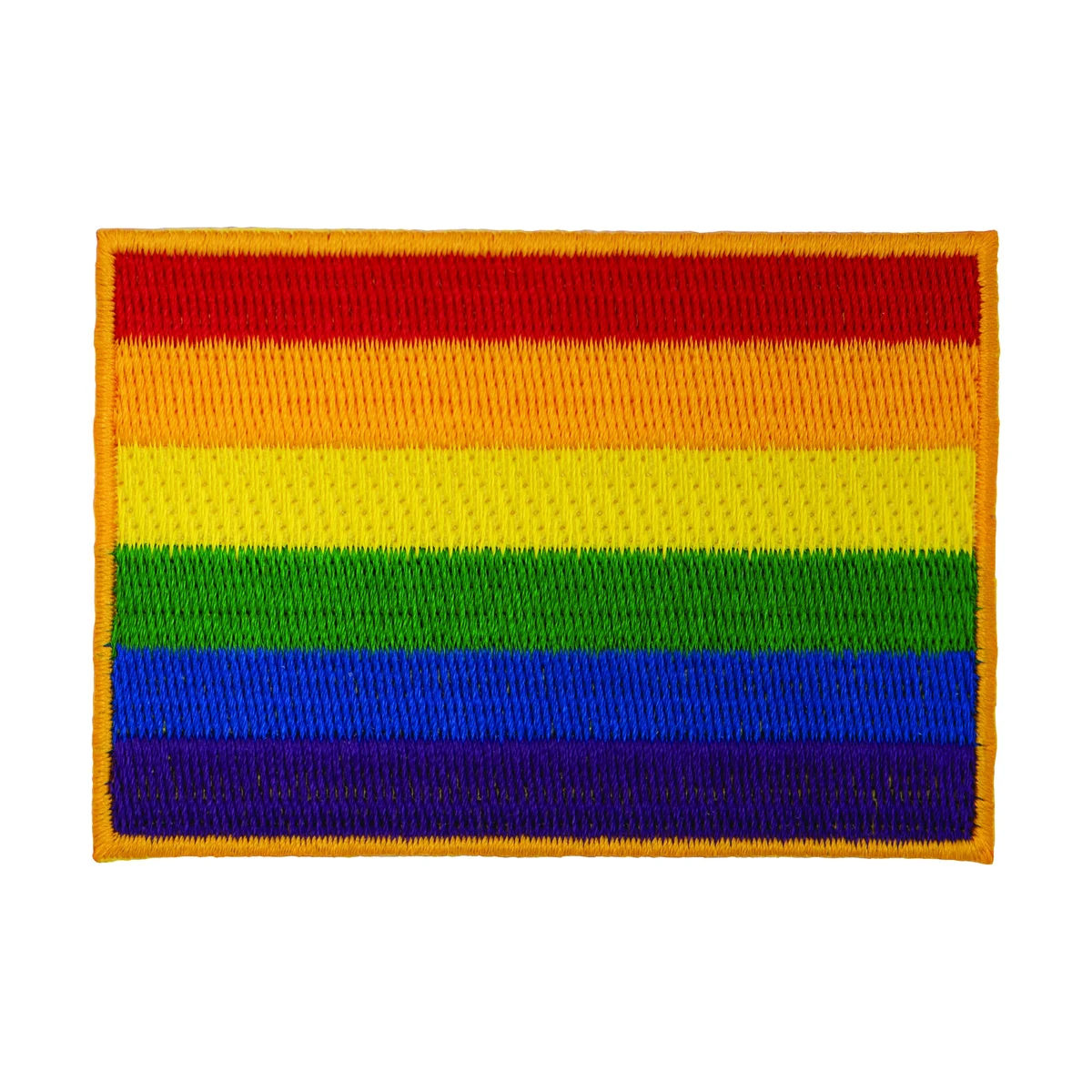 3" Rainbow Flag W/Heat Seal Backing 1