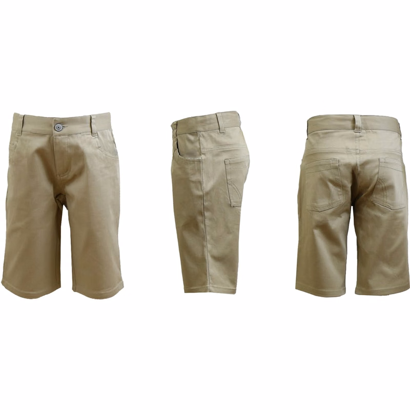 Junior Girls' Uniform Shorts - Size 9/10 Khaki