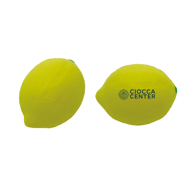 Customized Simulated Lemon Pressure Relief Ball 1