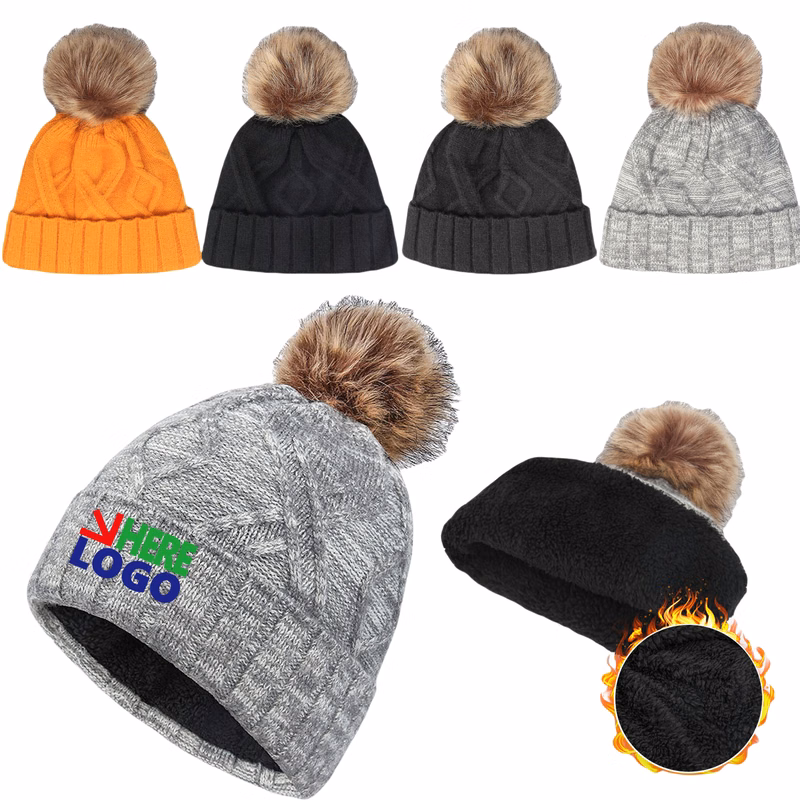 Jacquard Knitted Autumn Winter Hat
