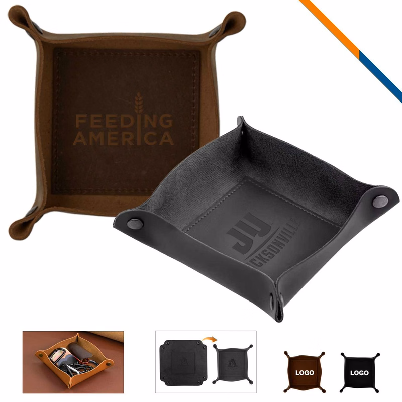 LeaHold Leather Storage Tray