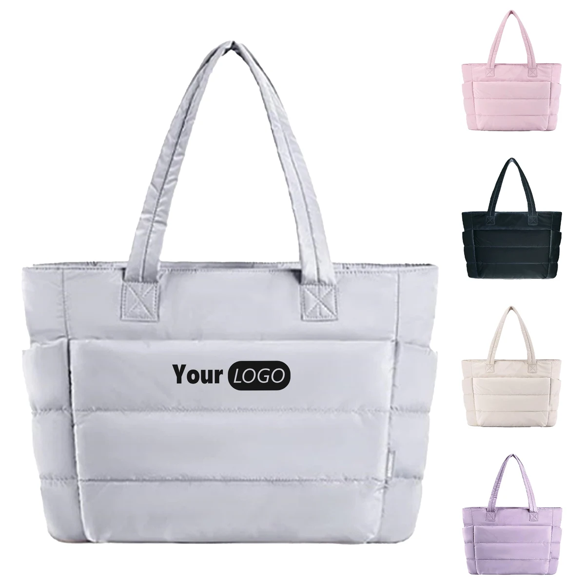 Polyester Versatile And Practical Tote Bag For Everyday Use, custom tote bag with logo imprint 1