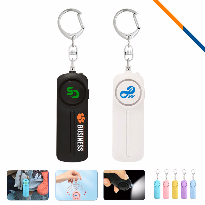 Kipsafe LED Flashlight Keychain Safety Alarm