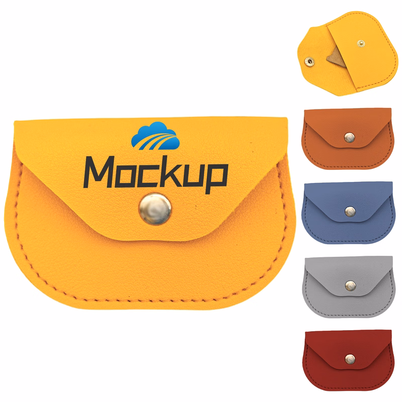 Mini Leather Card Case Wallet