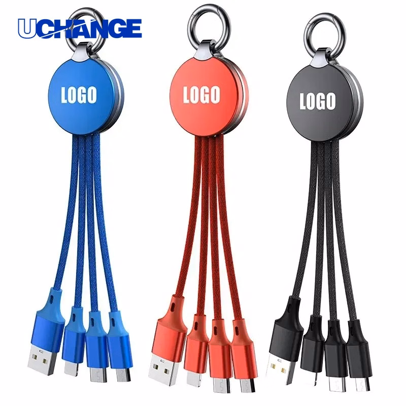 3-in-1 GlowSync Charging Cable Multi-Connector Cord for Daily Charging