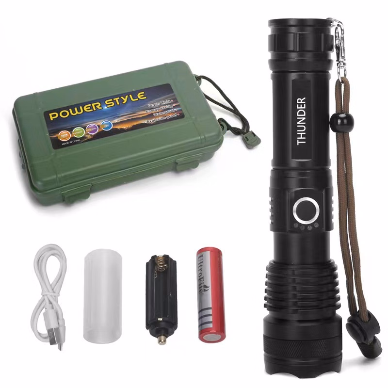 Rechargeable LED Flashlights High Lumens(2400mAh)