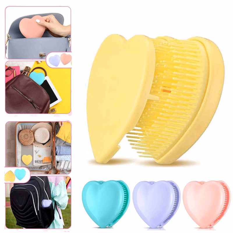 Heart Shape Vented Hair Brush Wet & Dry Styling Hair Brush