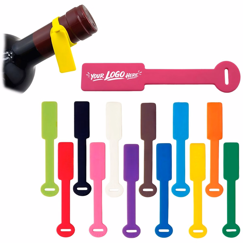 Silicone Cable Tie Strap For Luggage And Drink ID
