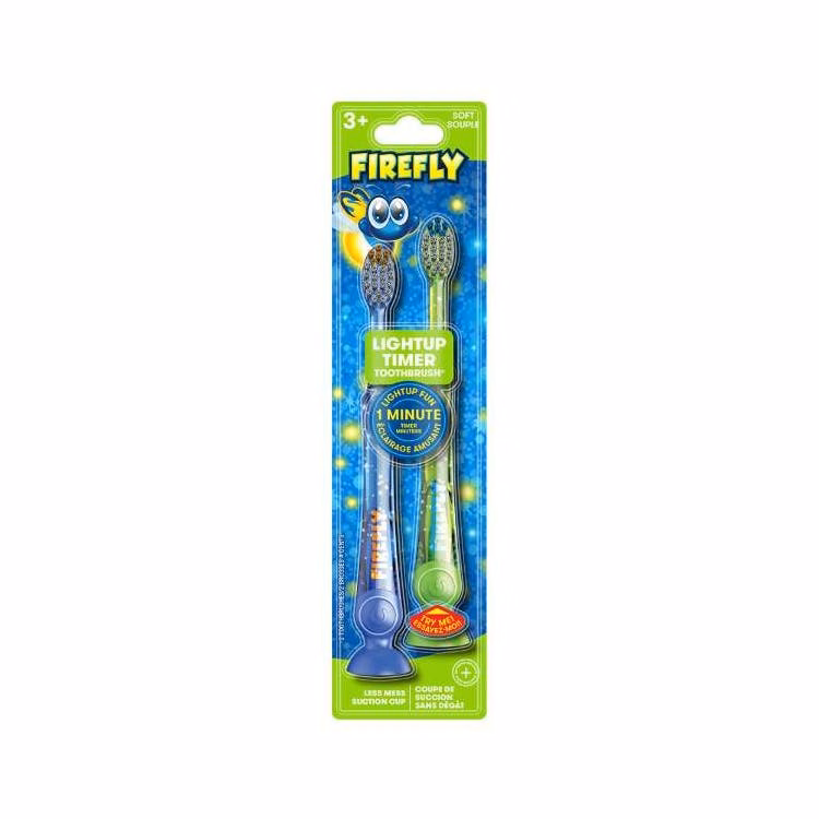 Kid's Light-up Toothbrush with Timer - 2 Ct