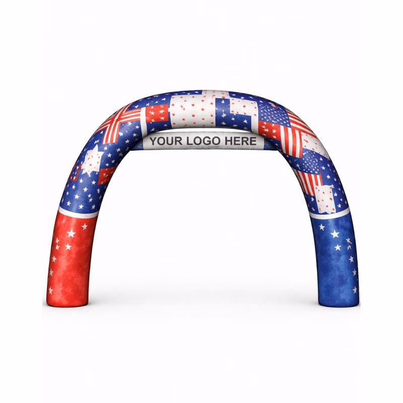 20' Cold Air Arch Round w/ Banner