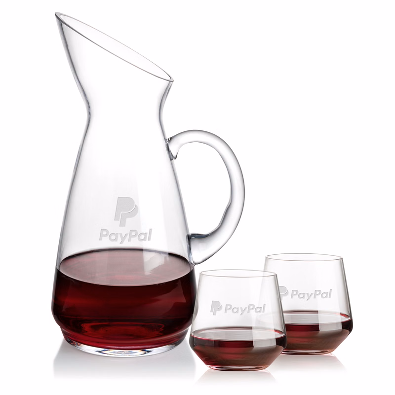 Taroni Carafe & Tucson Stemless Wine
