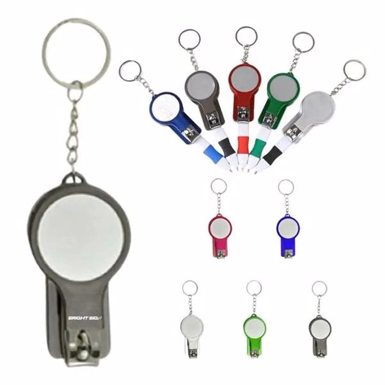 Multifunctional Nail Clipper Pen Keychain