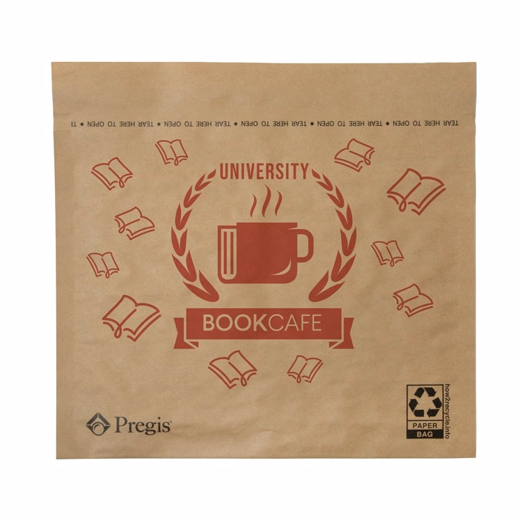 One Color Recyclable Cushioned Natural Paper Mailer (12" x 9")