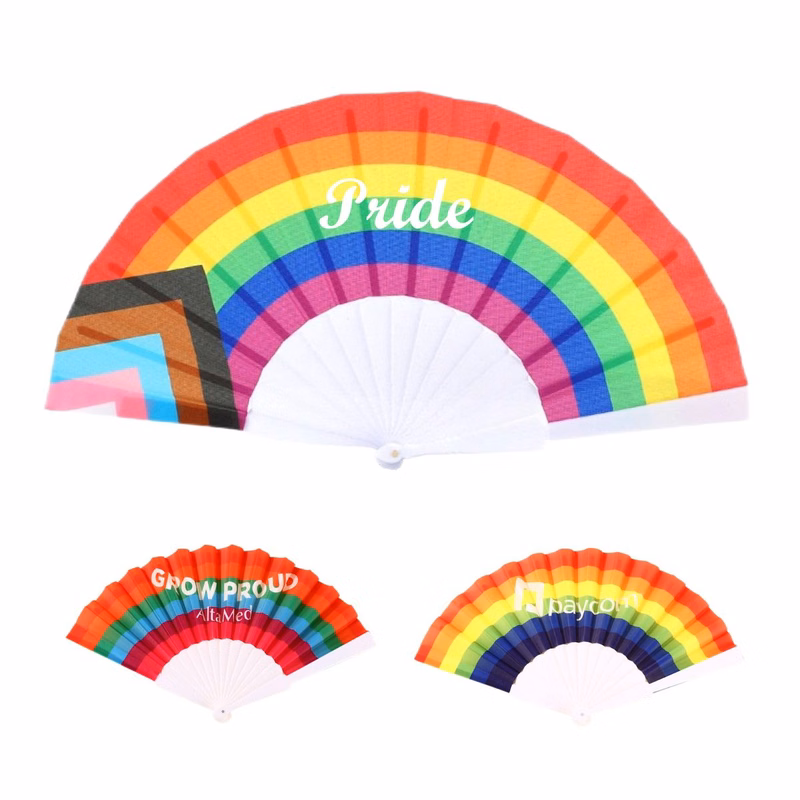 Custom Full Color Handheld Folding Fan 9"