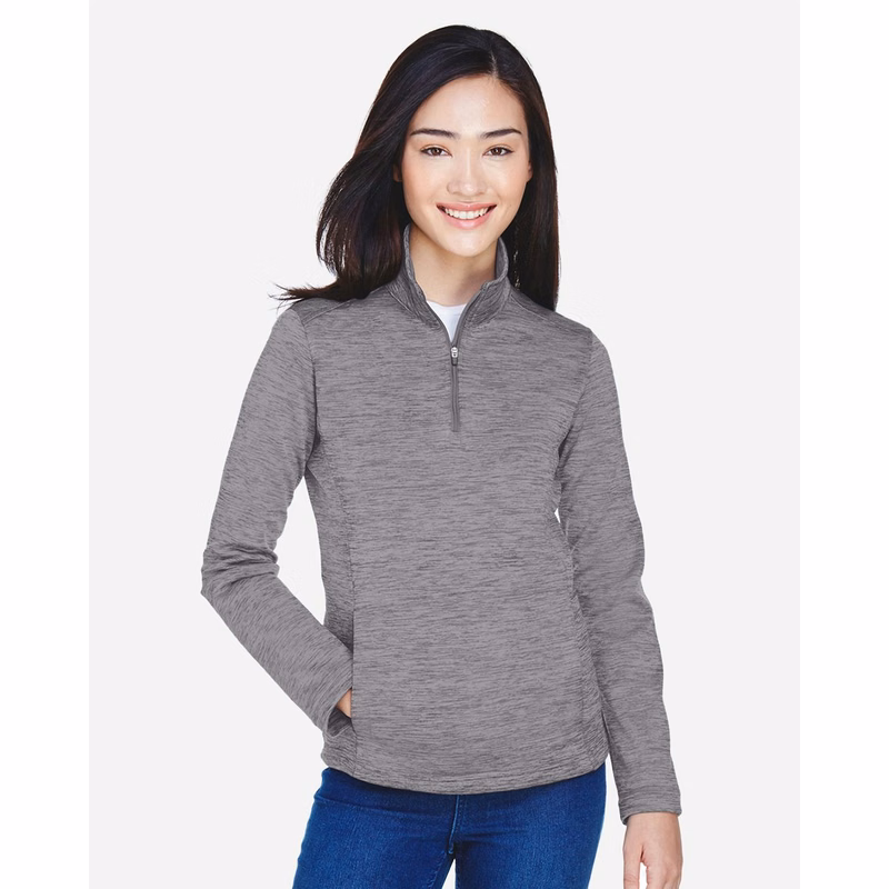Women's Newbury Mélange Fleece Quarter-Zip Pullover - DG798W