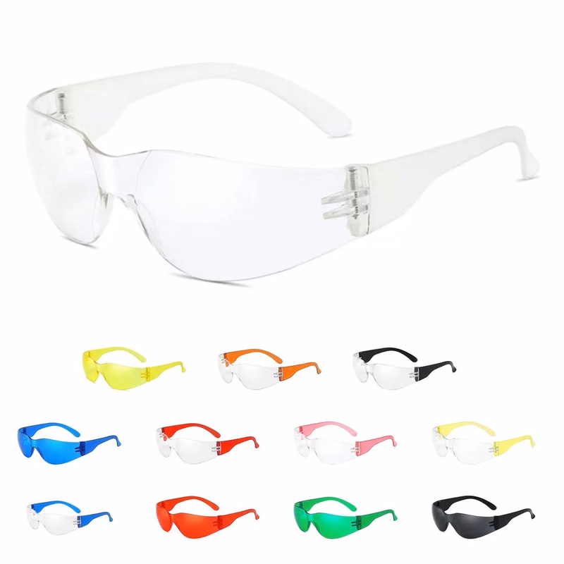 Clear Safety Glasses with Scratch Impact Resistant