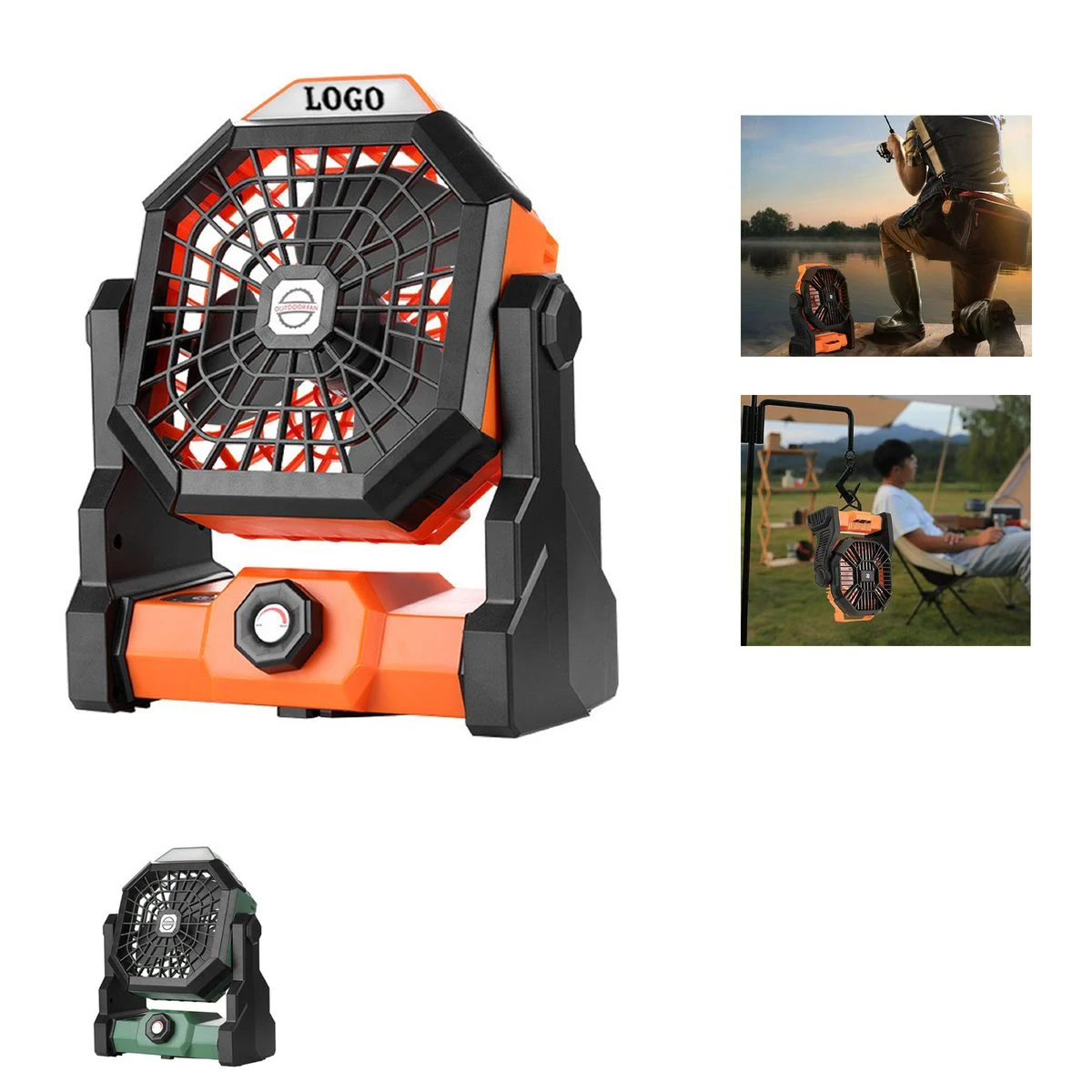 7800mAh Portable Battery Operated Outdoor Fan 1