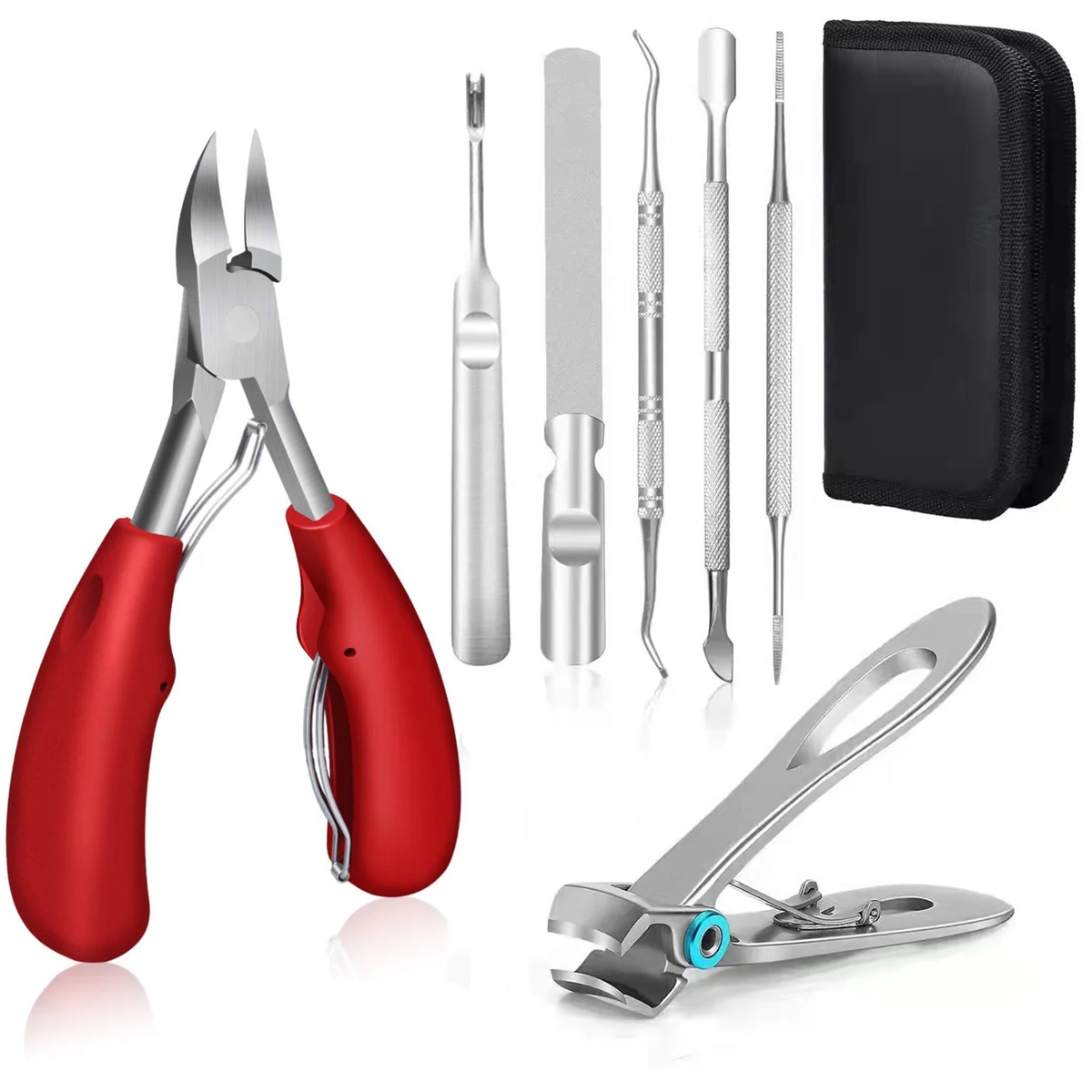 Toenail Clippers Kit With Carry Case 1