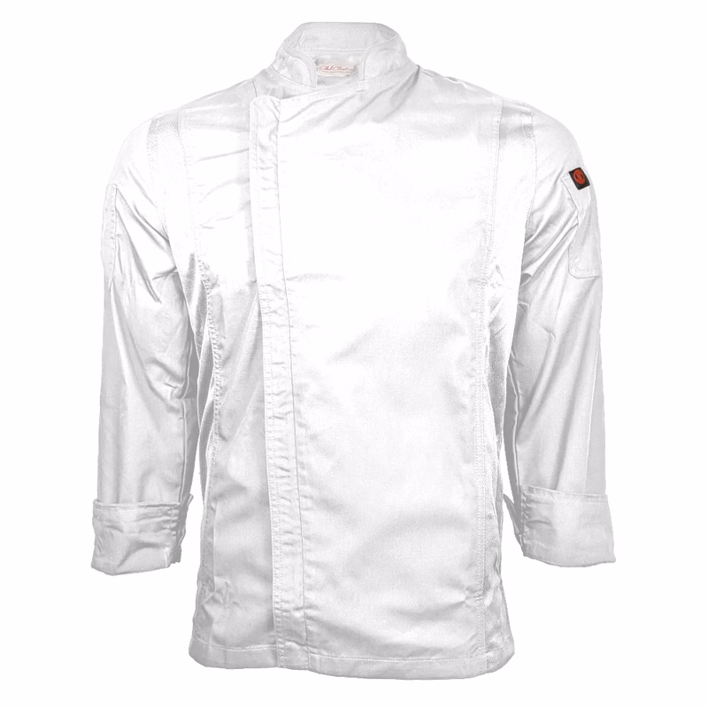 Men's Long Sleeve Modern Chef Coat (BLANK)