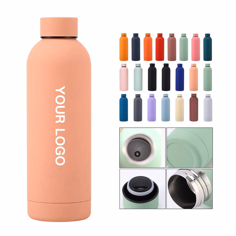 Leakproof 16oz Stainless Bottle for Travel and Gym