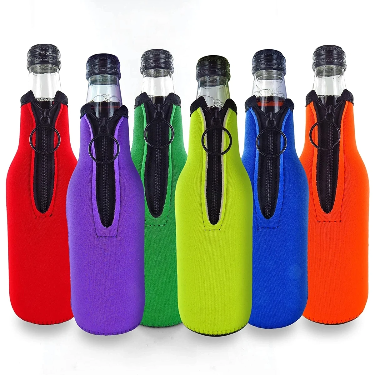 Beer Bottle Cooler, custom koozie with logo imprint 1