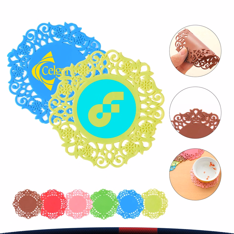 Hollow Blossom Silicone Dining Table Mat