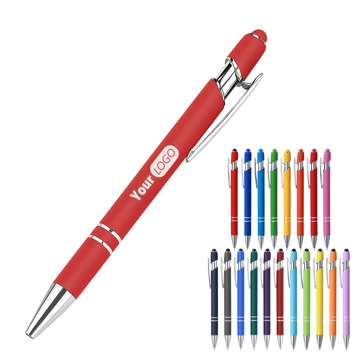 Colorful Metal Stylus Ballpoint Pen 1