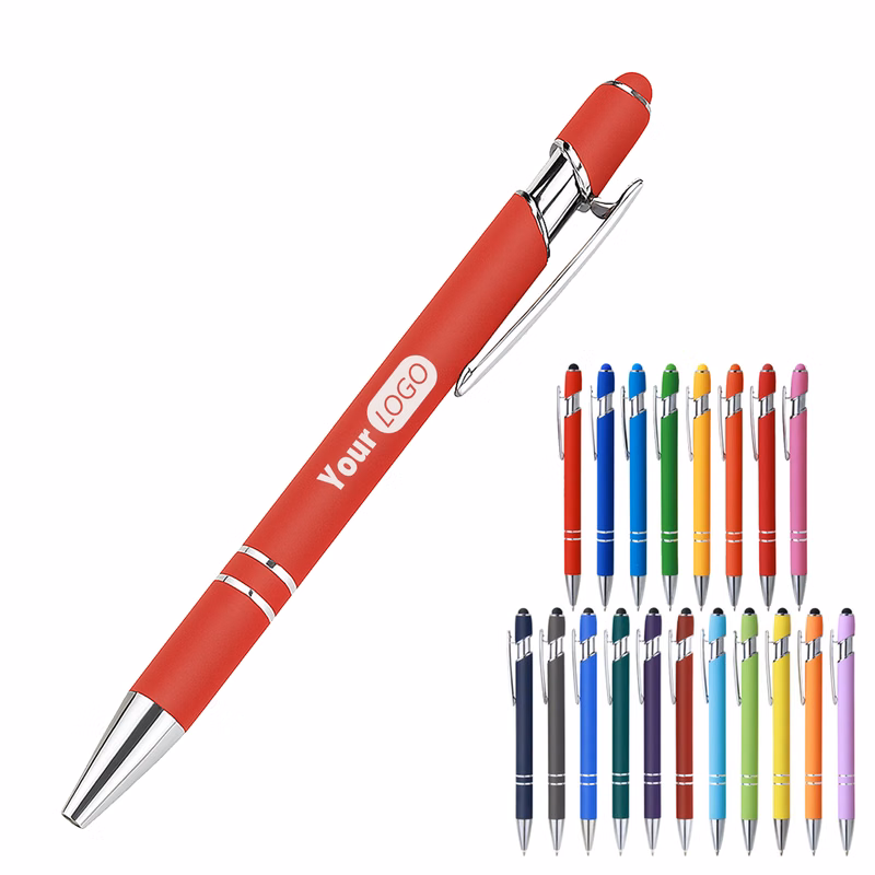 Colorful Metal Stylus Ballpoint Pen