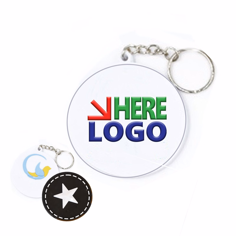 2" Soft 2D PVC Key Chain Tag  Custom MOQ 50