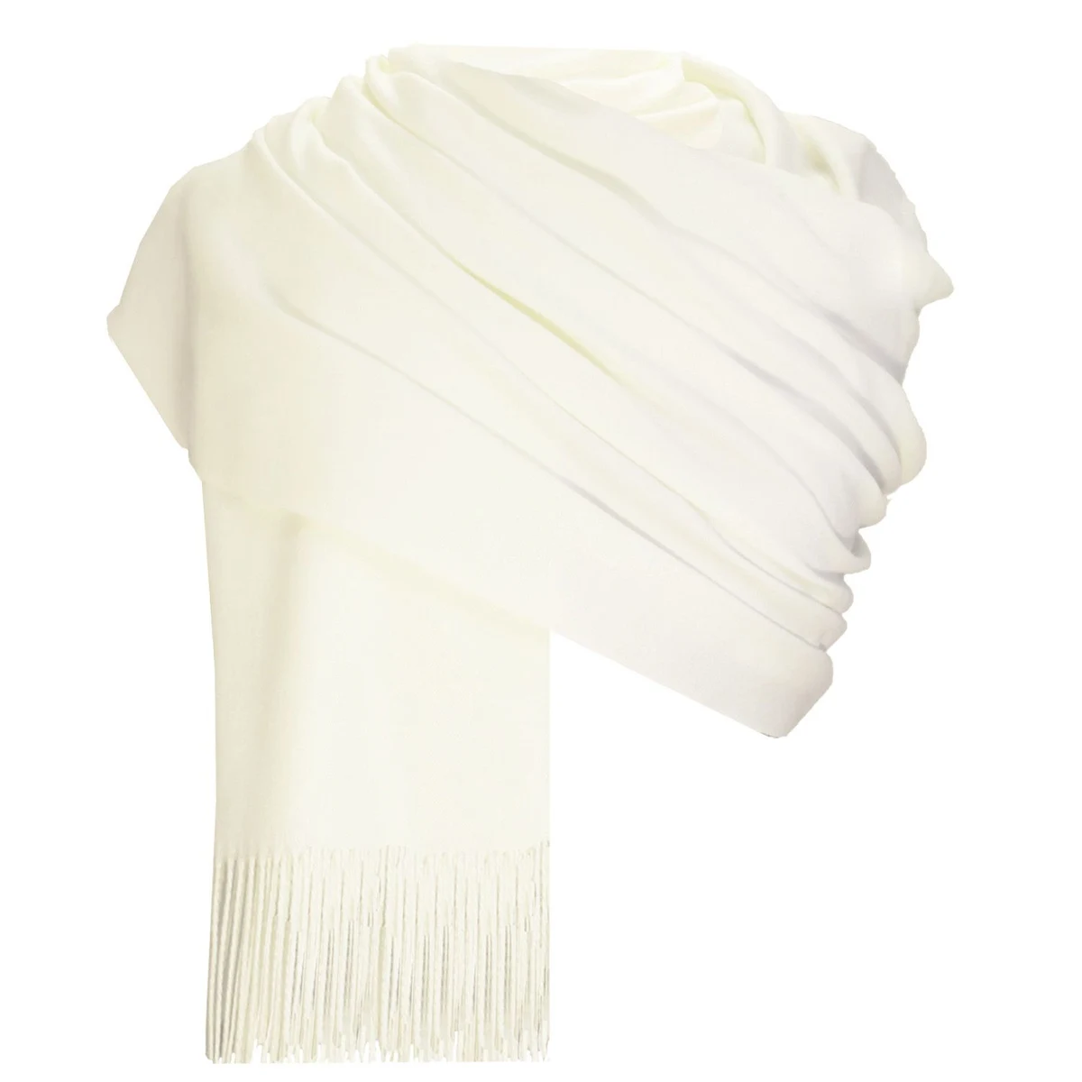 Ivory Viscose Pashmina 1