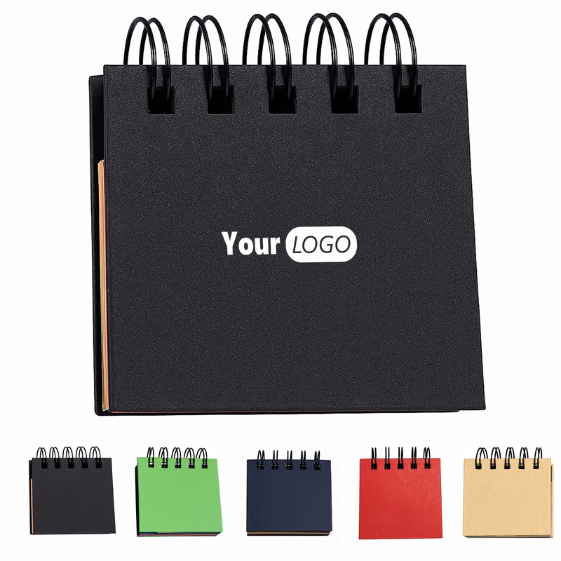 Mini Spiral Sticky Note Pad With Cover