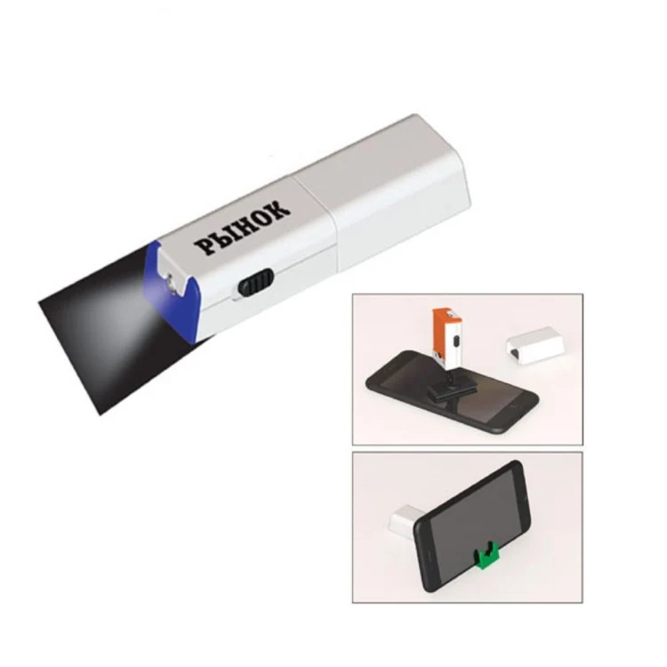 Mobile Stand with Light And Screen Cleaner 1