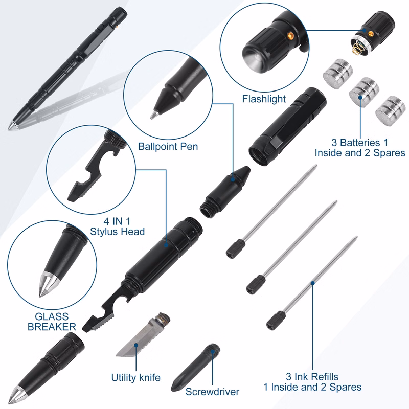 Multi-Function Self-Defense Tactical Pen