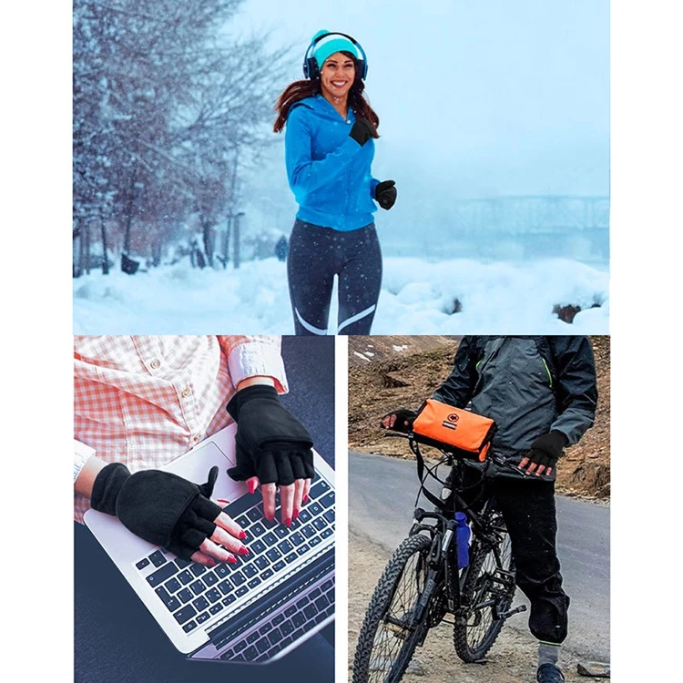 Fingerless Flip-Up Gloves 1
