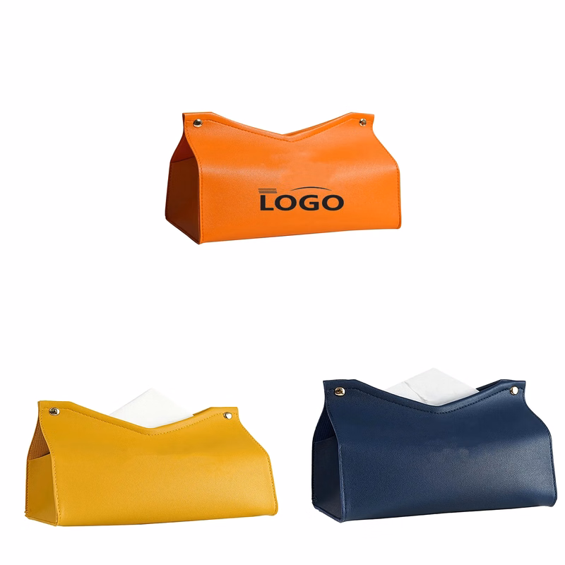 Leather Tissue Storage Box MOQ 50PCS