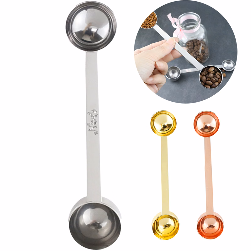 Double Head Stainless Steel Coffee Measuring Spoon