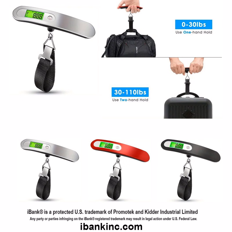 iBank ® Electronic Digital Travel Luggage Scale