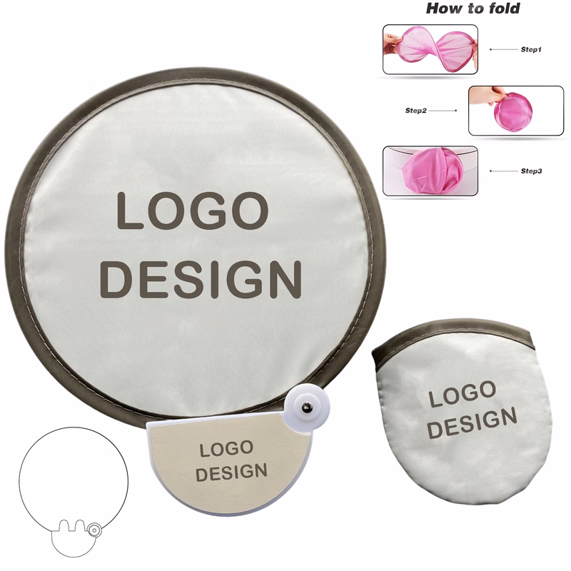Customizable Round Hand Fan for Promotional Use