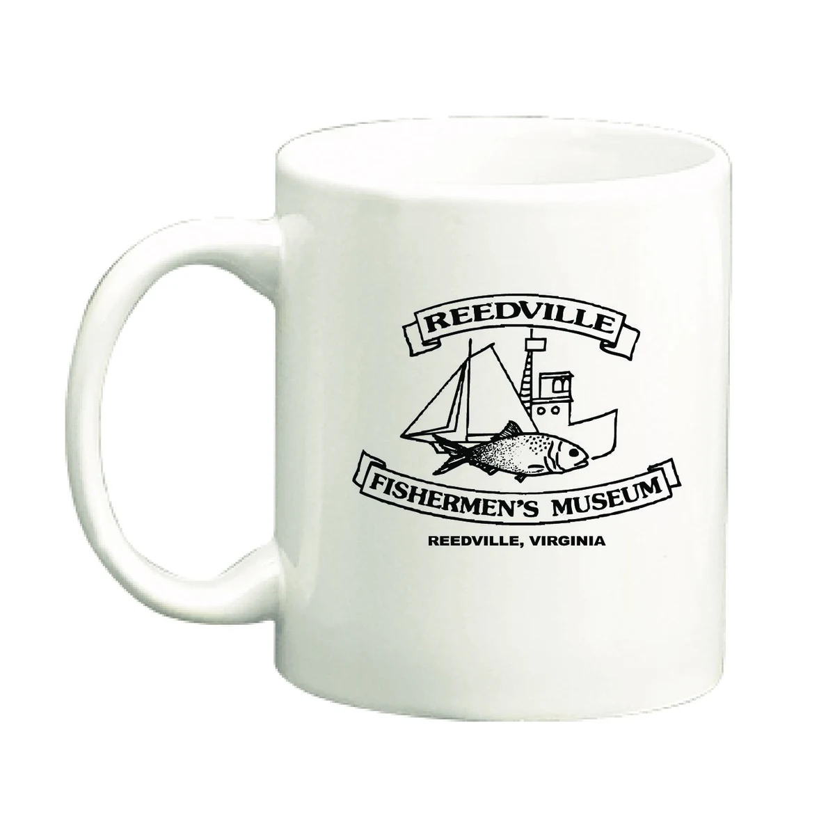 11 oz White C-Handle Mug 1