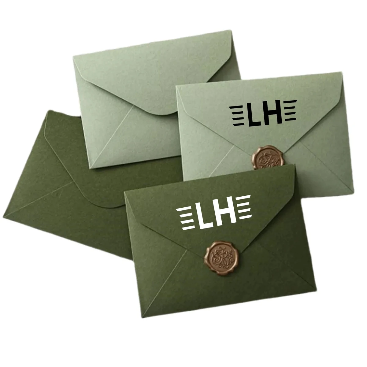 linen Texture Invitation Envelopes 1