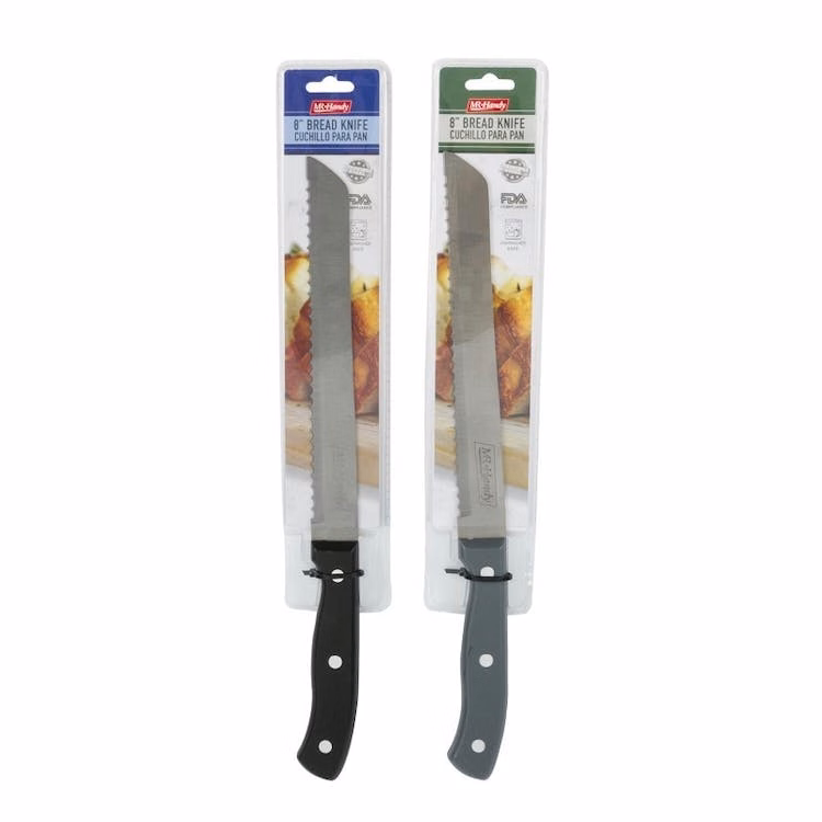 Bread Knife - 8" 2 Assorted Colors