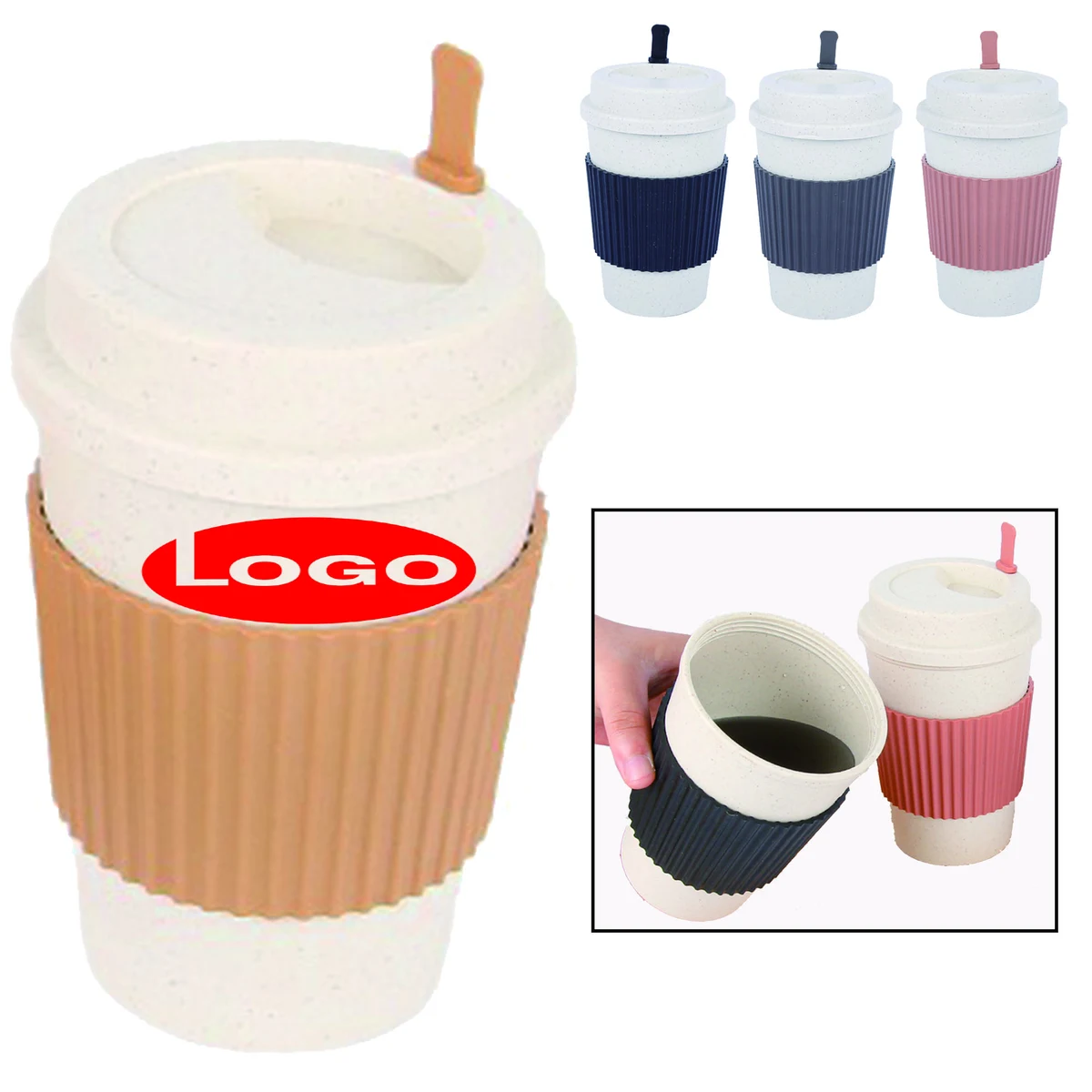16OZ Eco-Friendly Coffee Cup Full Color 1