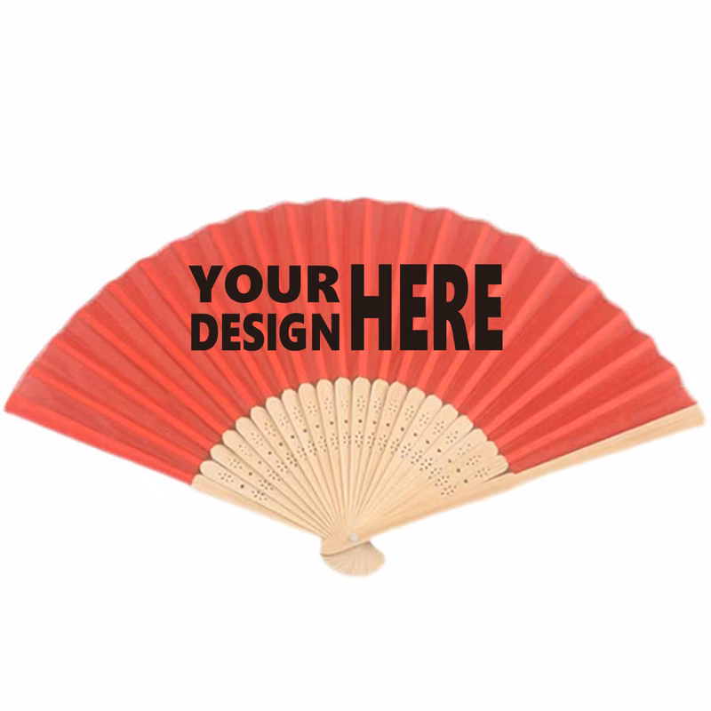 Folding Polyester Fan – 7 Inches