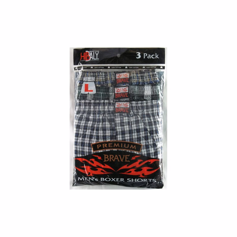 Men's Plaid Boxers - Size 4X Assorted