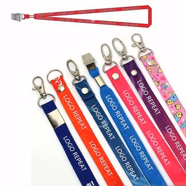 Narrow Nylon Lanyard Straps